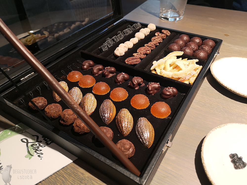 PA box full of various chocolates and sweets.